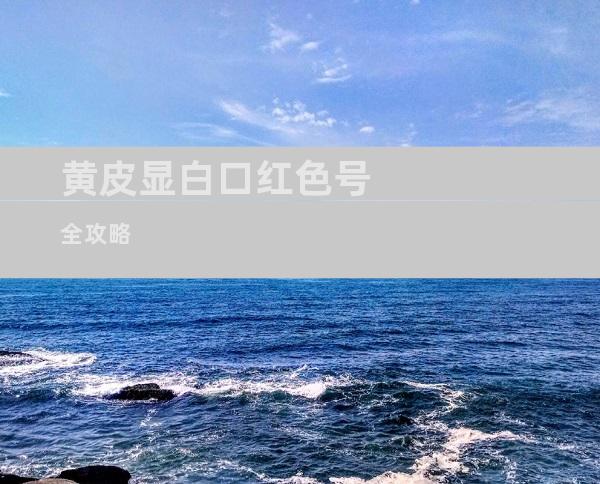 黄皮显白口红色号全攻略